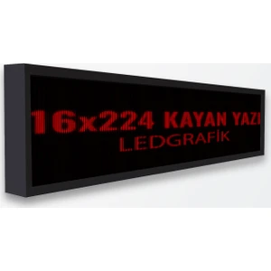 Ledgrafik Kayan Yazı Kırmızı Led Tabela wifi kontrol