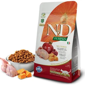 Nd Tahılsız Balkabaklı Bıldırcınlı Narlı Kısır Kedi Maması 1,5 kg