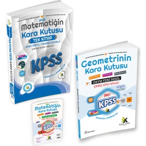 İnformal Yayınları KPSS Matematik Tek Kitap VE Geometrinin Kara Kutusu Ekonomik Paket Konu Özetli Tamamı Çözümlü Sor Bankası Setİ