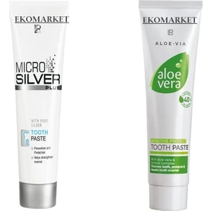 Lr Microsilver Plus Diş Macunu + Lr Aloe Vera Hassas Diş Macunu