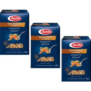 Integrale Tam Buğday Kalem Makarna (Pennette Rigate) 400 Gr. x 3 Lü