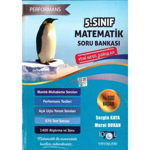 İdol Yayınları 5. Sınıf Matematik Performans Soru Bankası