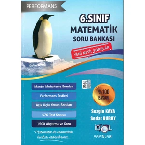 İdol Yayınları 6. Sınıf Matematik Performans Soru Bankası