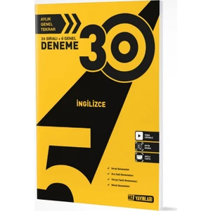 Hız Yayınları 5. Sınıf İngilizce 30'lu Deneme