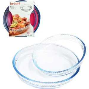 Borart Petekli Ikili Cam Tepsi 1700CC + 3000CC