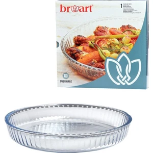 Borart Optikli Büyük Boy Cam Tepsi 3000 cc.
