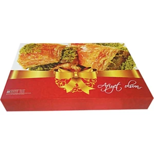 Karton Baklava Kutusu 1000 gr 100 'lü