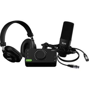 Evo By Start Recording Bundle Yüksek Kalite Usb-C Ses Kartı + Kondenser Mikrofon + Stüdyo Kulaklığı + Shockmouth + Mikrofon Kablosu ile Birlikte