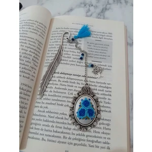 Adil Store Kitap Ayracı Rokoko Dikişli El Işlemeli Ayraç