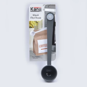 Klipsli Çay Kahve Ölçü Kaşığı - Gri