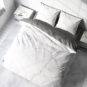 Lux Marble 3D Pamuk Saten Çift Kişilik Nevresim Takımı
