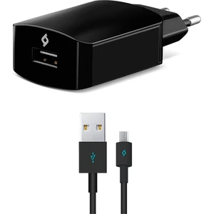 SmartCharger Seyahat Şarj Aleti 2.1A + Micro USB Kablo Siyah 2SCS20MS