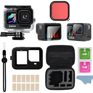 Gopro Hero 9-10-11-12 Black Başlangıç Aksesuar Seti -Taşıma Çantası İle Birlikte