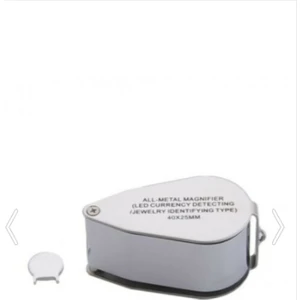 Rekotools-Mücevher,kuyumcu,tekstilciler,para Kontrol, Için Özel Kutulu Metal Işıklı Lup 40X25