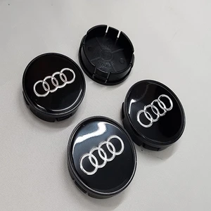 Duru Doruk Jant Göbeği Audi 65/60 (60MM Yuva) 4'lü Set Siyah Alüminyum