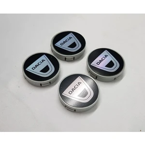 Duru Doruk Jant Göbeği Dacia 58/55 55MM Yuva 4 Lü Set Siyah Ppp