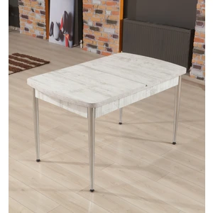 Elit Trend Antik Beyaz Mutfak Masası, Yemek Odası Masası, Yemek Masası