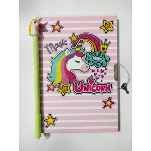 Unicorn Kilitli Günlük ve Unicron Jel Kalem