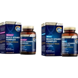 Multivitamin & Mineral Complex Women+Nutraxin Multivitamin & Mineral Complex For Men