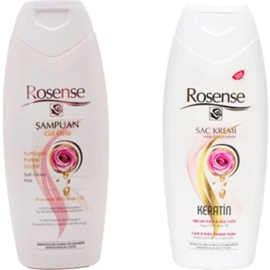 Gül Özlü Şampuan 400 ml Keratin Saç Kremi 400 ml