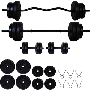Aydın Sport 38 kg Z Barlı ve Düz Barlı Dambıl Halter Seti