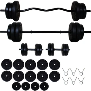 Aydın Sport 68 kg Z Bar Halter Seti ve Dambıl Seti