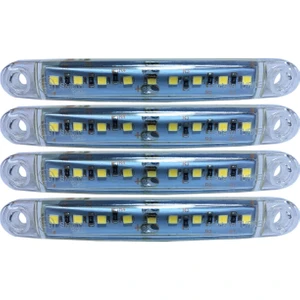 Hilal Shops Beyaz Parmak LED 9 Led'li x 4 Adet - Yerli Üretim