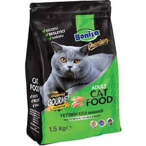 Premium 1.5 kg Yetişkin Kedi Maması Tavuklu & Balıklı