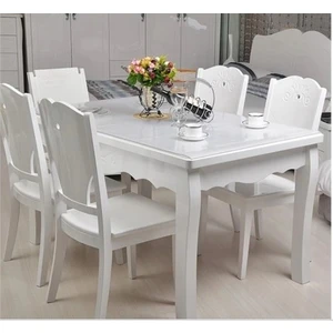 Şeffaf 2,4 mm Kalın Pvc Masa Örtüsü 100 x 100 cm