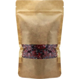 Ambalaj Pazarı Pencereli Kraft Doypack 13X22,5 cm - 100'LÜ