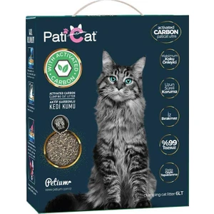 Pati Cat Paticat Aktif Karbonlu Topaklanan Kedi Kumu 6 Lt
