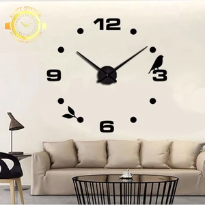 One Kado 3D Dekoratif Pleksi Duvar Saati - SA46
