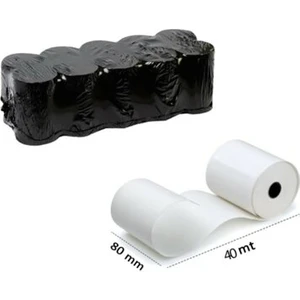 Adisyon ve Termal Yazıcı Rulosu 80 mm x 40 mt 10'lu