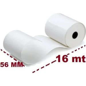 Termal Yazar Kasa Pos Rulosu 56 mm x 16 mt 5'lİ