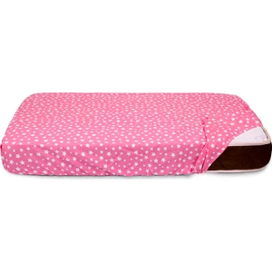 Pembe 90 x 200 cm Lastikli (Fitted) Tek Kişilik Yatak Çarşafı
