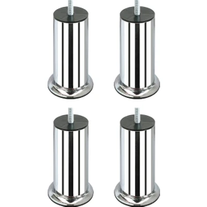 Baza Ayağı Baza Yükseltme Ayağı 12 cm 4'lü Krom