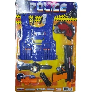 Çelik Yelekli Polis Seti Oyuncak