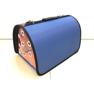 La Vista  Şeffaf Kedi Köpek Taşıma Çantası Kırmızı Lüks 43X27X26CM