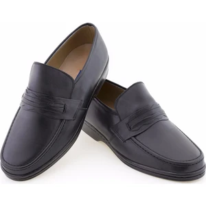 Siyah Burnu Dikişli Kuşaklı Epa Günlük Erkek Ayakkabı