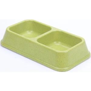 Bamboo Ikili Mama ve Su Kabı BO-3027Z  (670 ml x 2) Yeşil