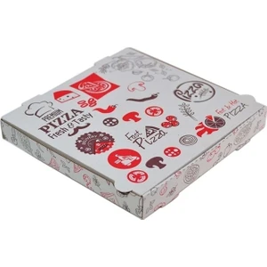 Ambalaj Pazarı Pizza Kutusu 32X32X4,2 cm - 100'LÜ