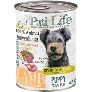 Pati Life Tahılsız Yavru Köpek Konservesi 415 Gr 24'lü
