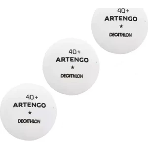 Artengo TTB100 Masa Tenisi Topu Ping Pong Topu (3 Adet) Beyaz