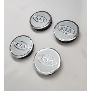 Duru Doruk Jant Göbeği Kia 65/60 60MM Yuva 4'lü Set Silver