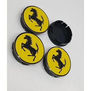 Duru Doruk Jant Göbeği Ferrari 65/60 60MM Yuva 4lü Set Sarı