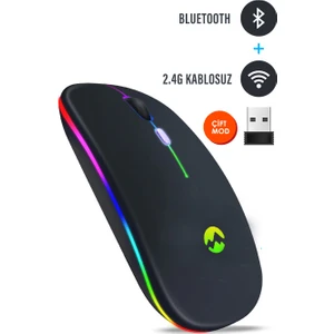 SM-BT11 Ince Rgb Kablosuz Mouse
