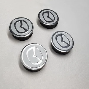 Duru Doruk Jant Göbeği Mazda 65/60( 60MM Yuva) 4'lü Set Silver