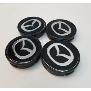 Duru Doruk Jant Göbeği Mazda 65/62  62 mm Yuva 4'lü Set Siyah