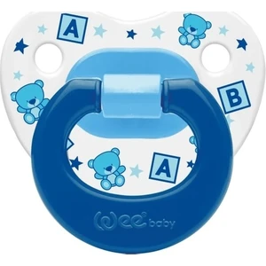 Wee Baby Desenli Damaklı Emzik No: 2 / 6-18 Ay 834 - Mavi