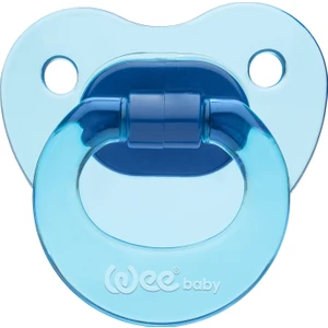Wee Baby Yalancı Emzik Silikon Akide Damaklı No:2 / 6-18 Ay 112 - Mavi